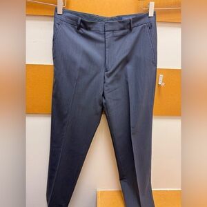 Banana Republic navy blue wool dress pants 33x32